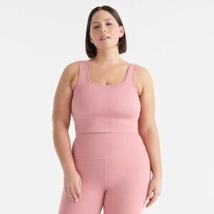 Knix - Good to Go Seamless Crop Tank in Pink Sorbet